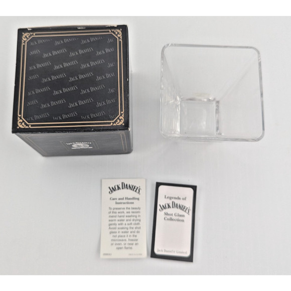 Legends Of Jack Daniels Shot Glass Collection Whittling Whiskey - Picture 2 of 11